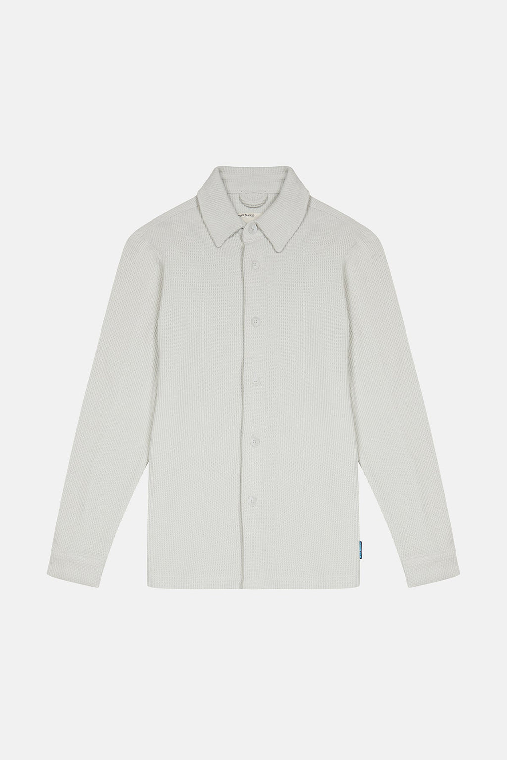 Waffle Gömlek - Açık Gri