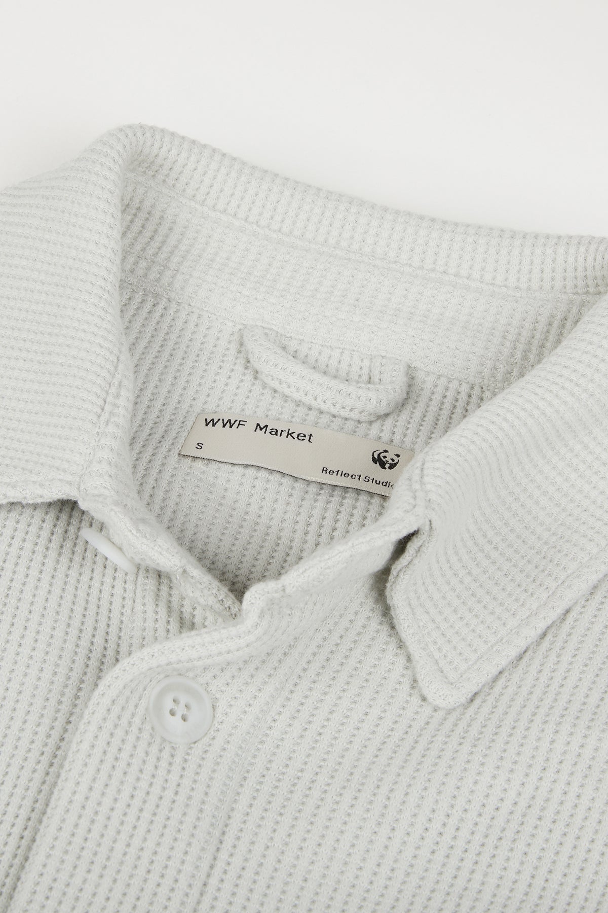 Waffle Gömlek - Açık Gri