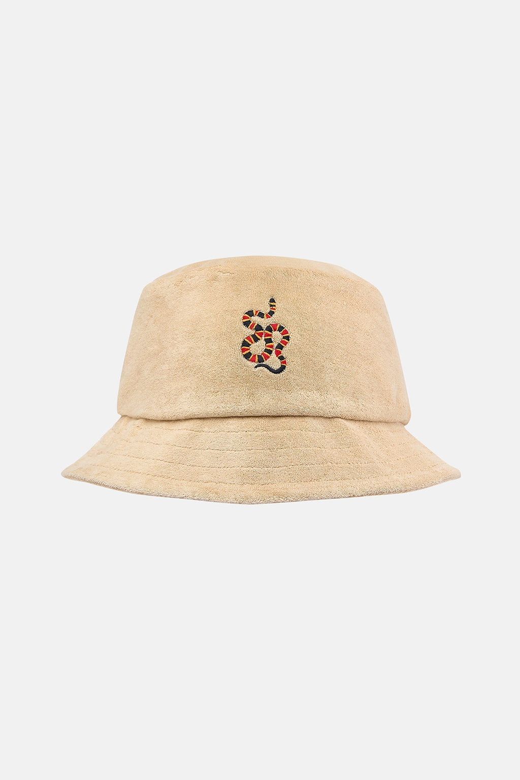 Mercan Yılanı Terry Bucket Hat - Somon Rengi