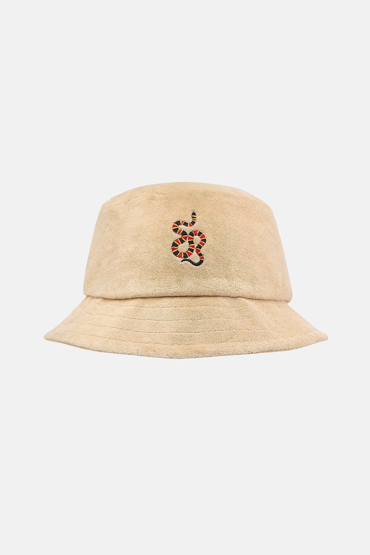 Mercan Yılanı Terry Bucket Hat - Somon Rengi