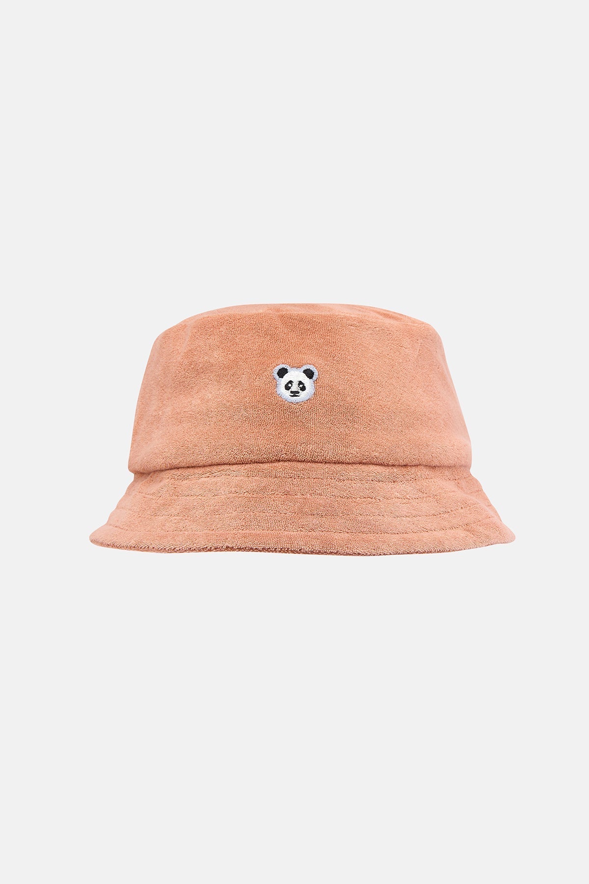 Panda Terry Bucket Hat - Bej