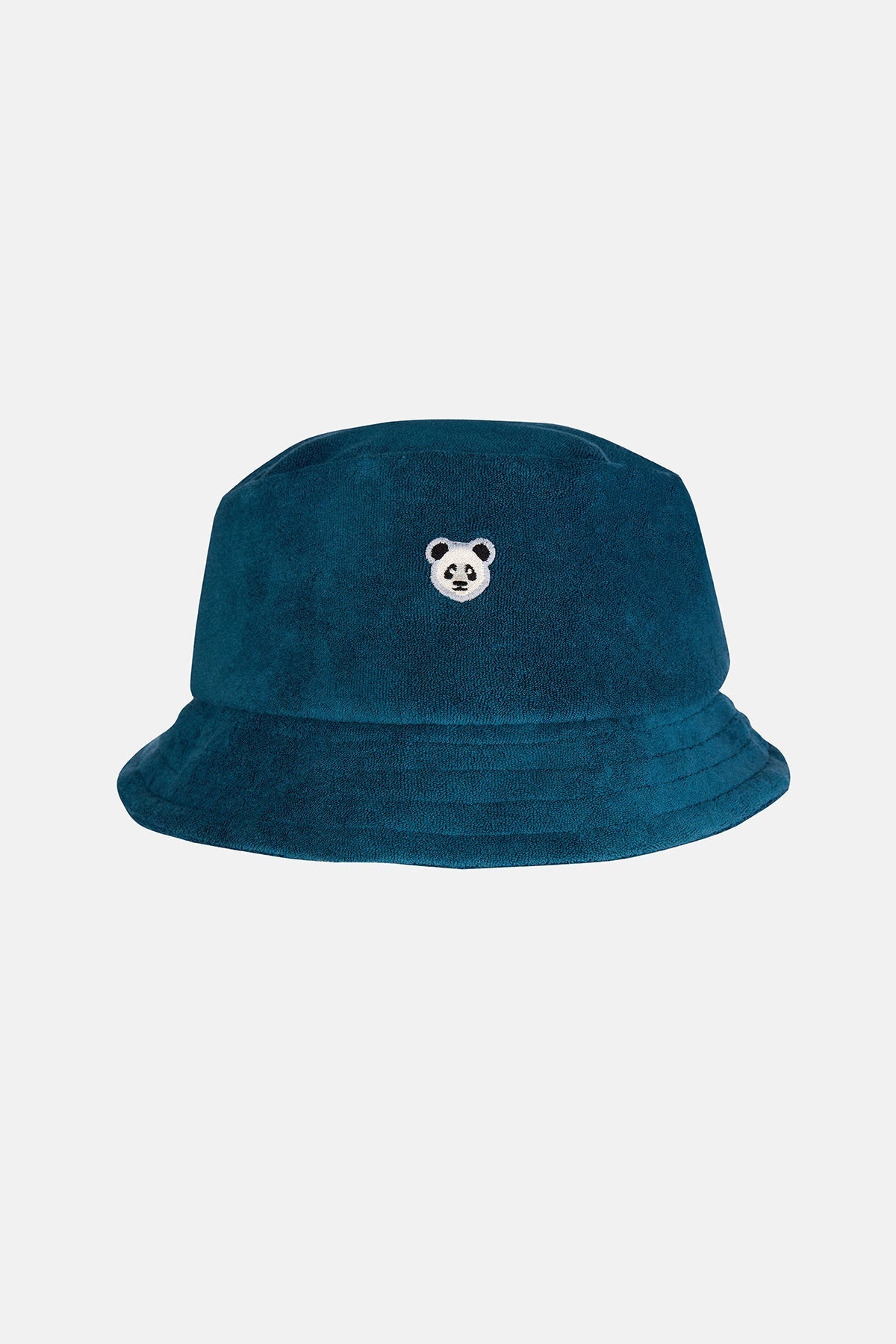 Panda Terry Bucket Hat - Petrol Yeşili