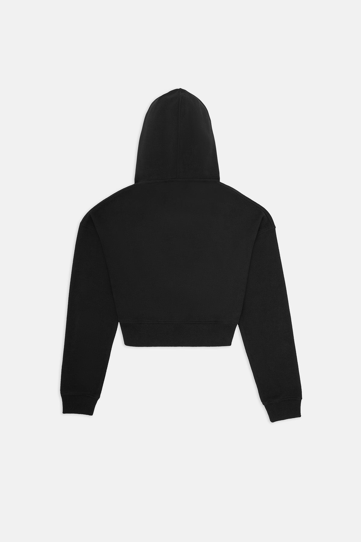 Palyaço Balığı SuperSoft Crop Hoodie  - Siyah