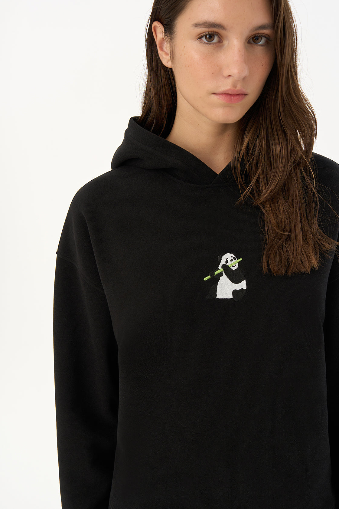 Panda SuperSoft Hoodie - Siyah
