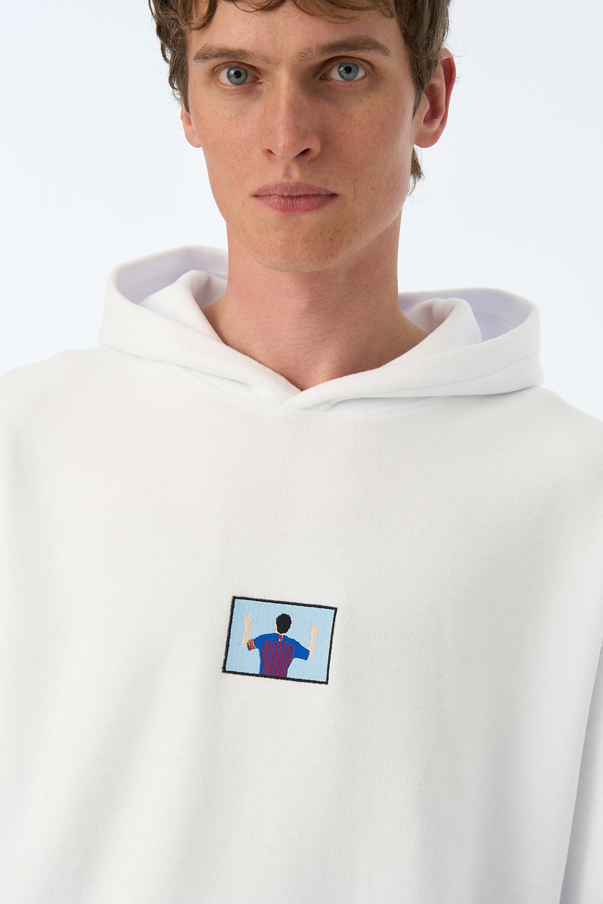 Leo SuperSoft Hoodie - Beyaz