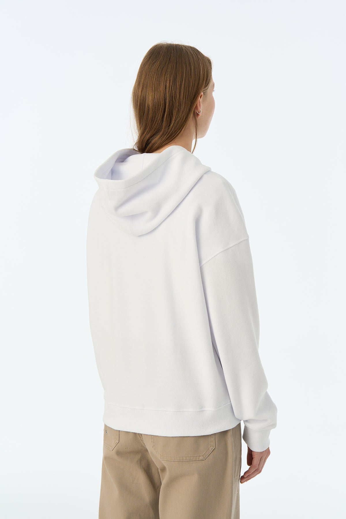 Leo SuperSoft Hoodie - Beyaz