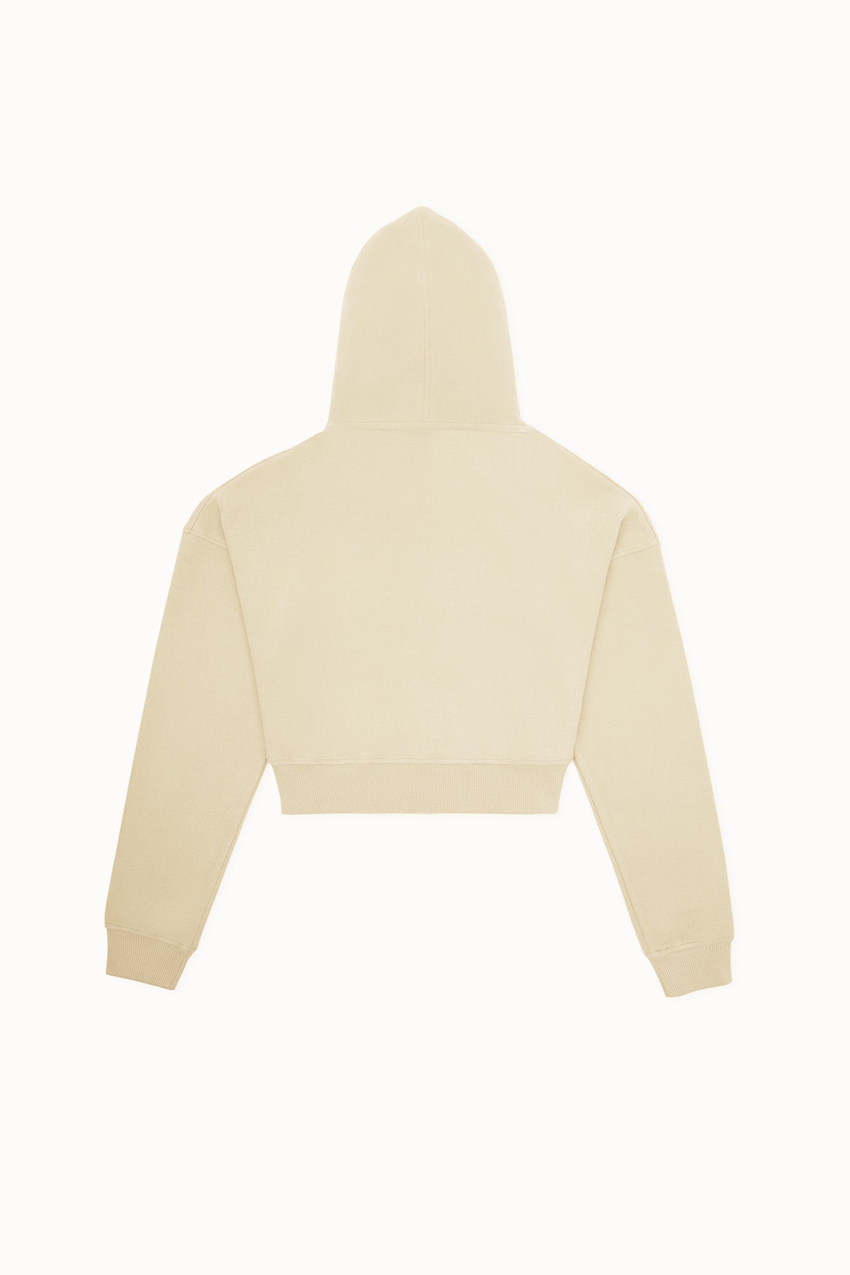 Chi & Chi SuperSoft Crop Hoodie  - Parşömen Bej