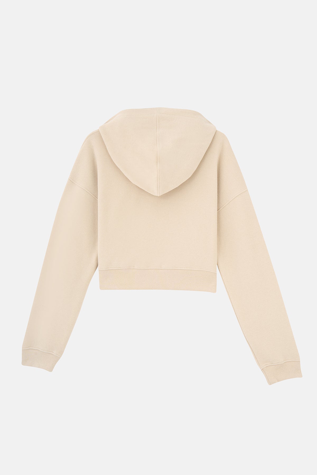 Cin Baykuşu SuperSoft Crop Hoodie - Parşömen Bej