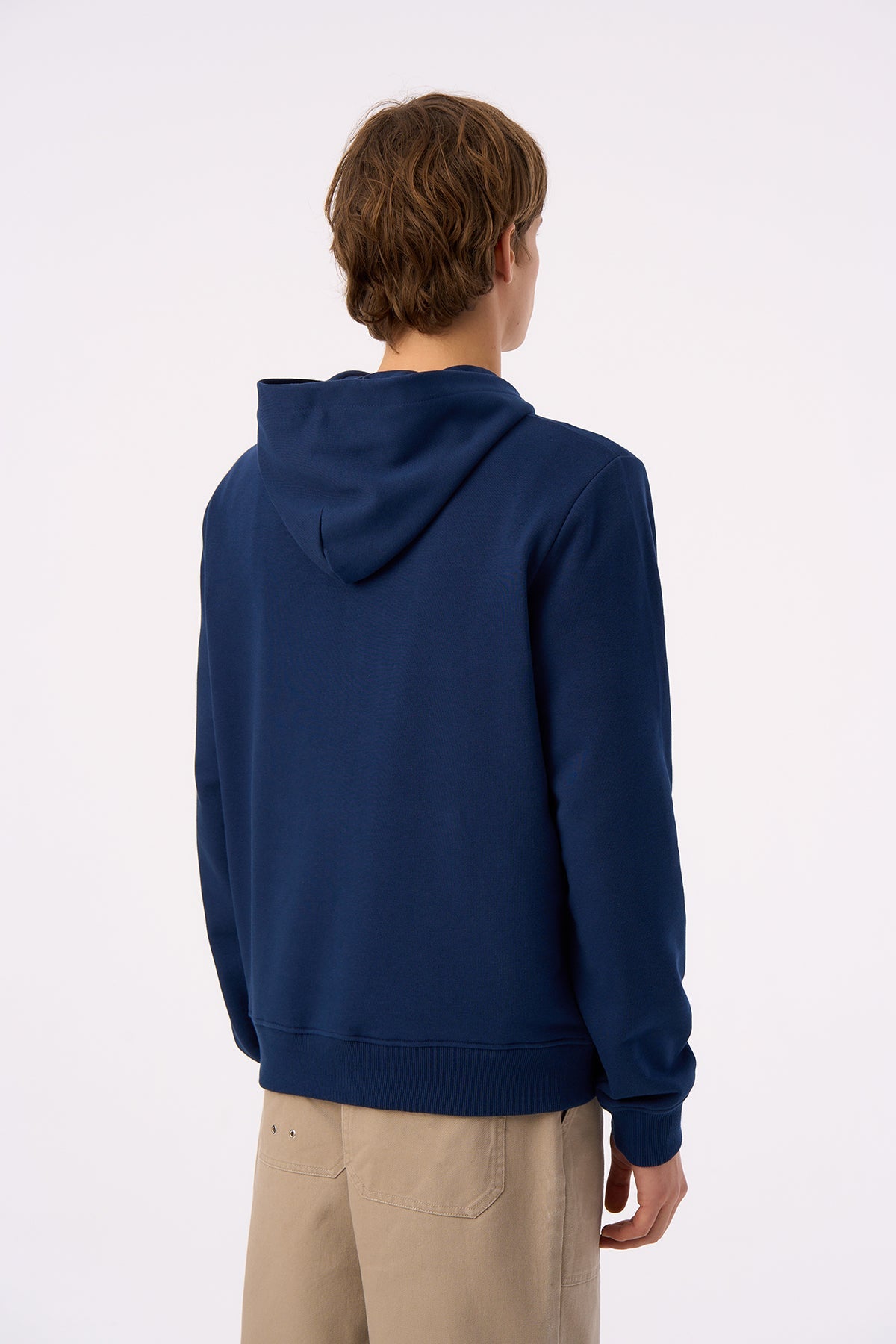 France 10 SuperSoft Fermuarlı Hoodie - Lacivert