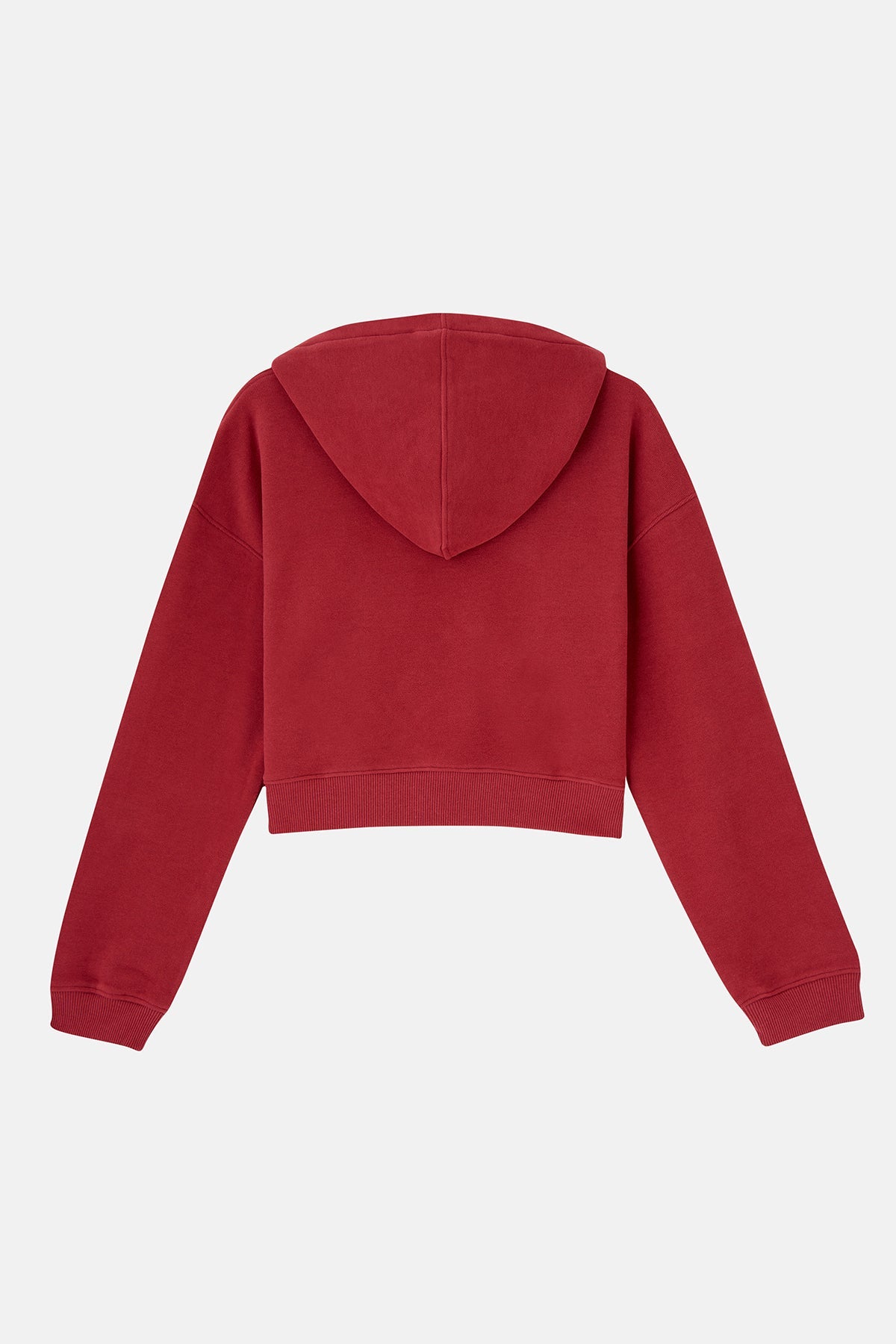 İmparator Penguen SuperSoft Crop Hoodie - Bordo