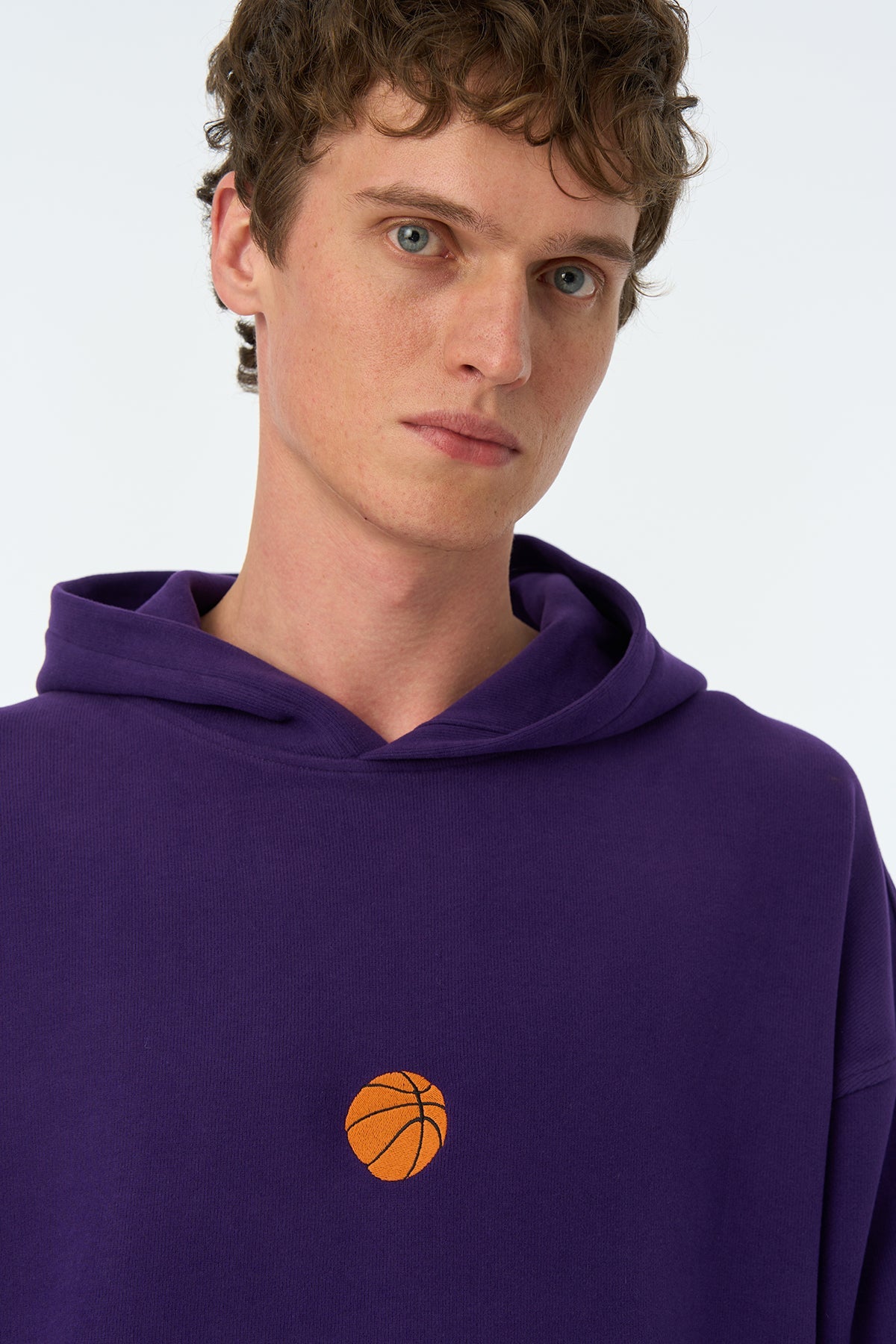 Basketball SuperSoft Cepli Hoodie - Mor