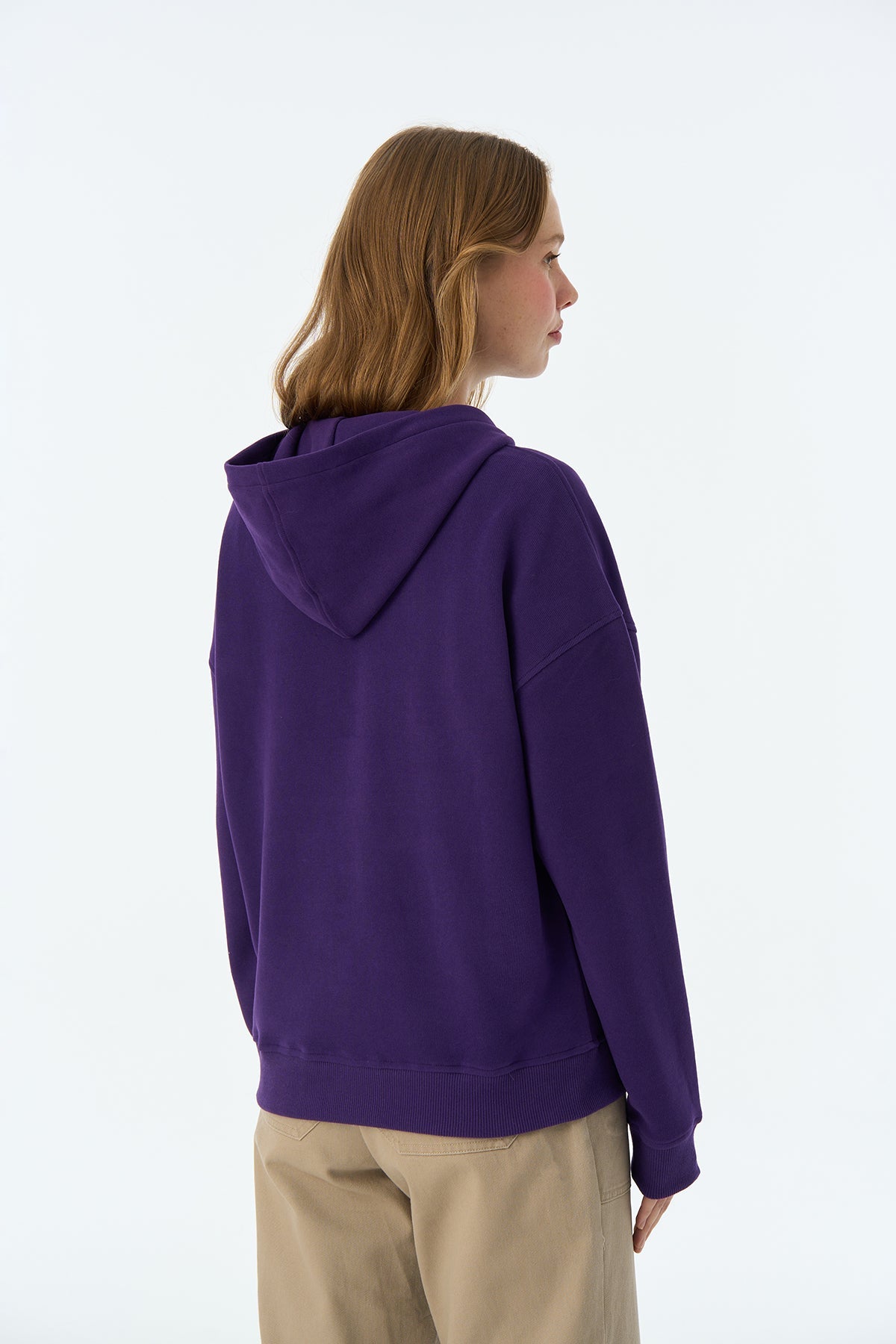 Basketball SuperSoft Cepli Hoodie - Mor