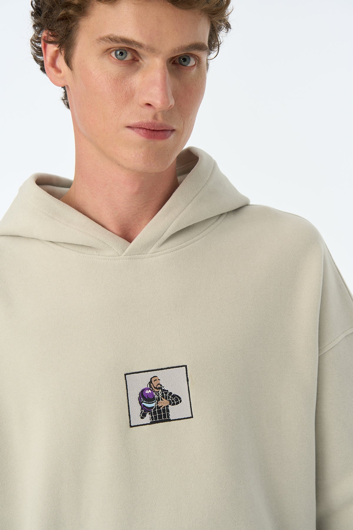 Sir. #44 SuperSoft Cepli Hoodie - Açık Gri