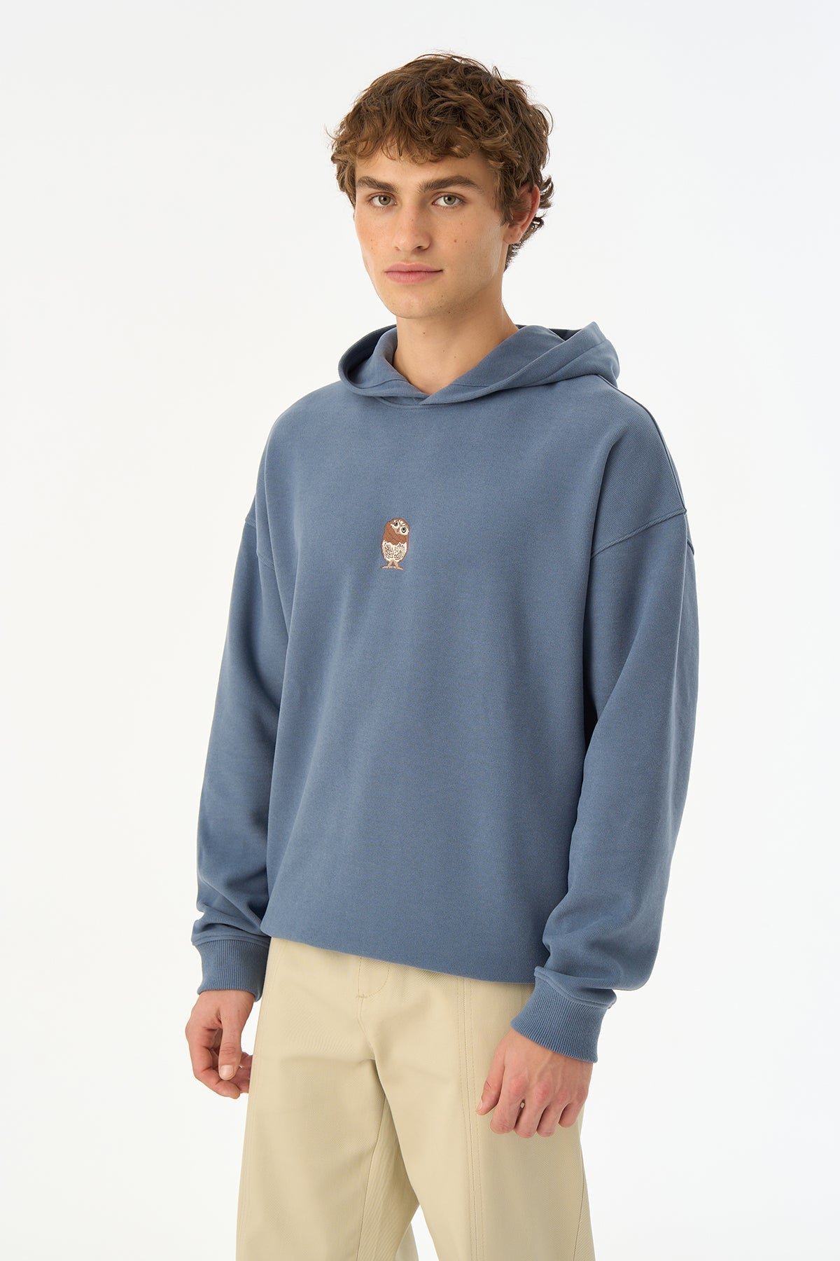 Goblin Baykuş SuperSoft Hoodie - Flint Mavi