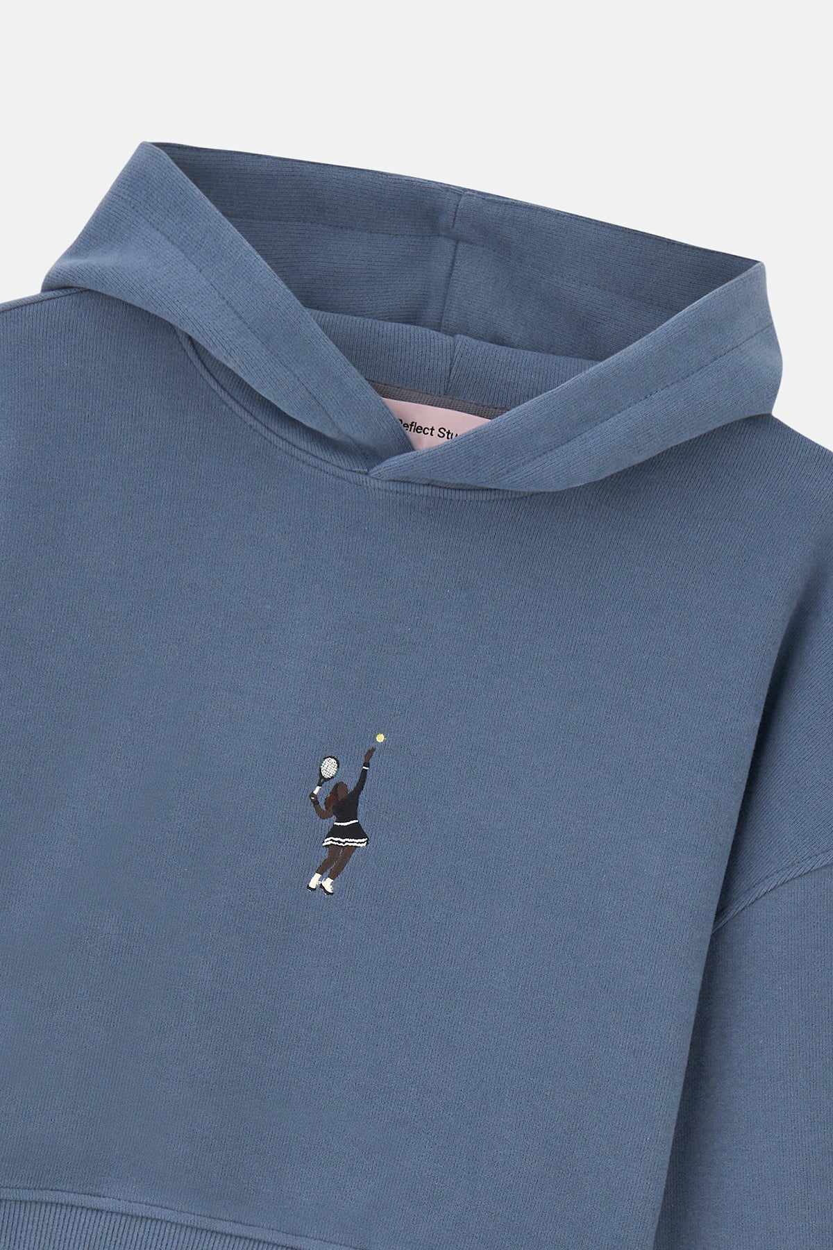 Queen SuperSoft Crop Hoodie - Flint Mavi