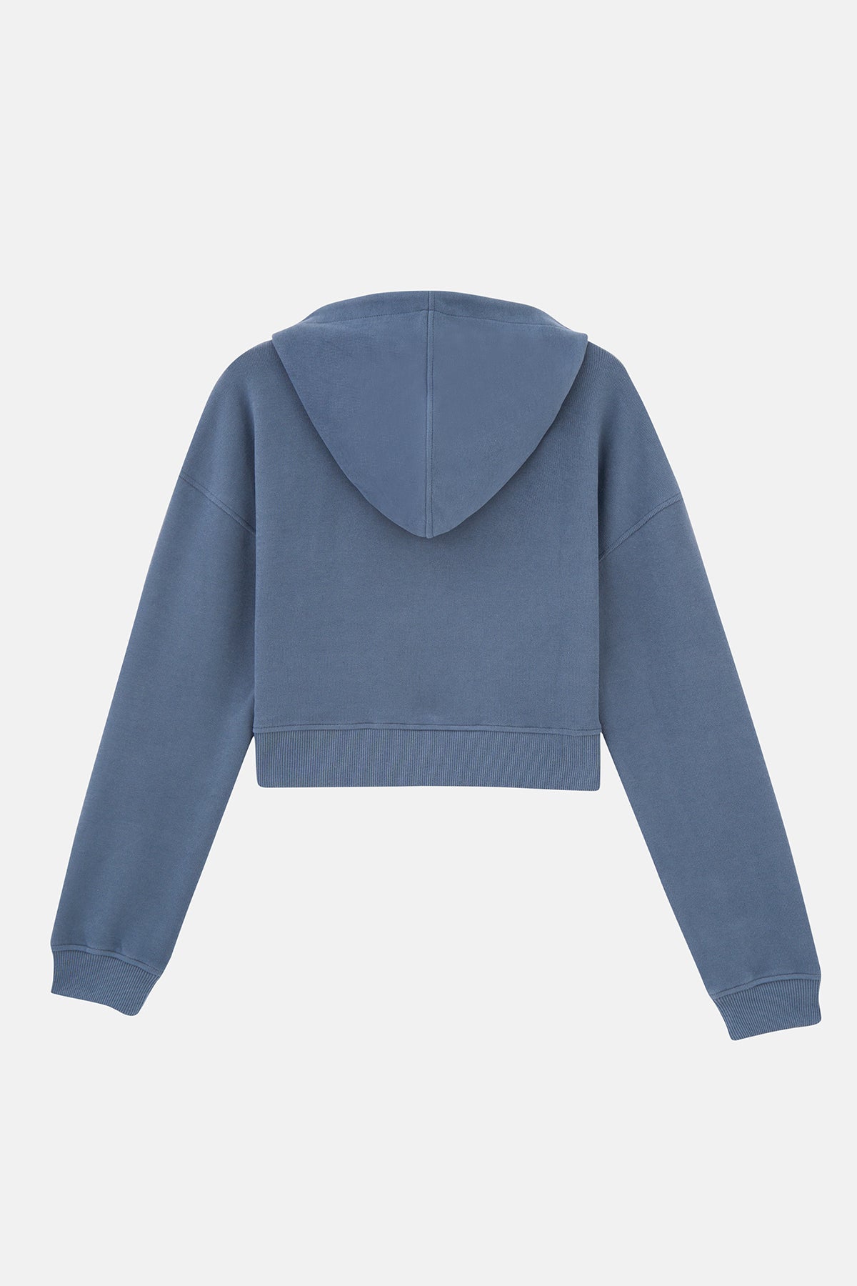 Queen SuperSoft Crop Hoodie - Flint Mavi