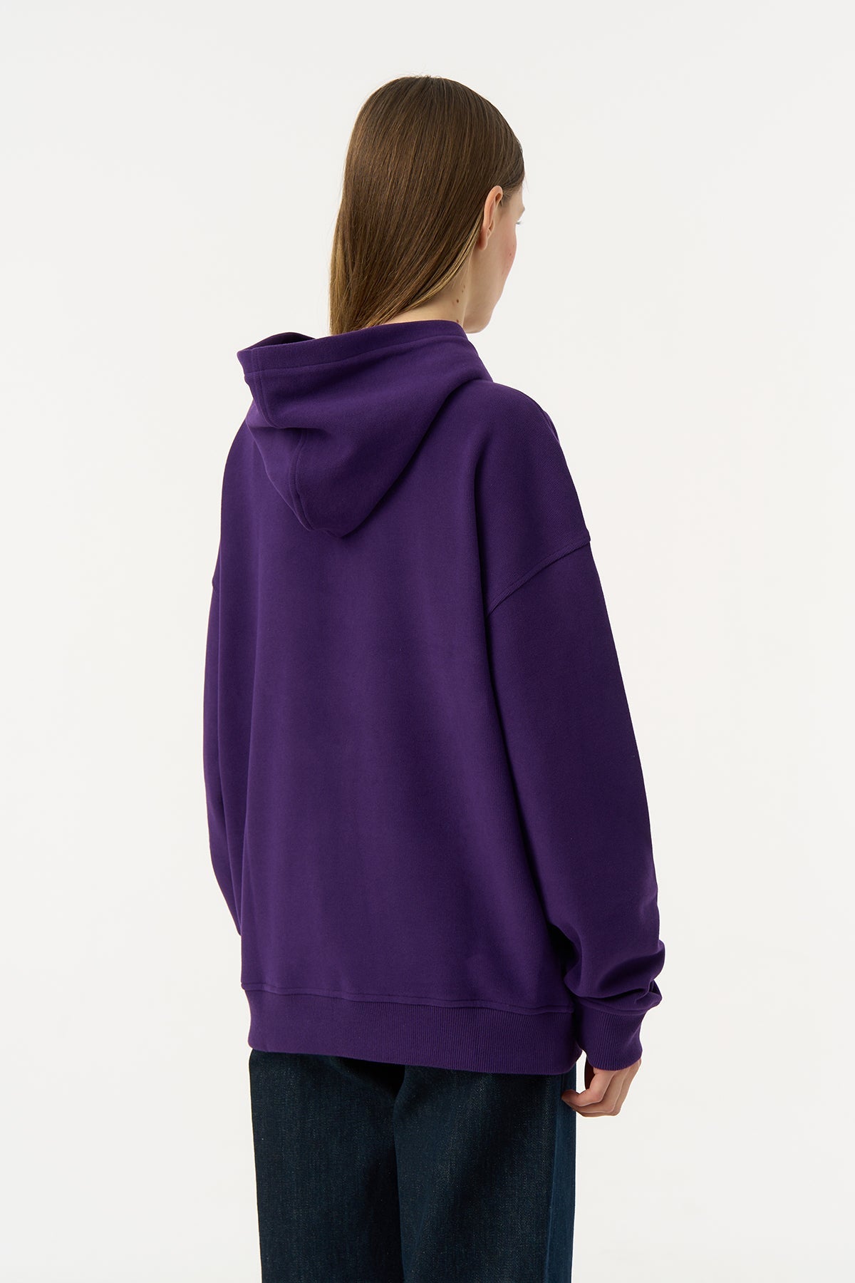 İmparator Penguen SuperSoft Hoodie - Mor