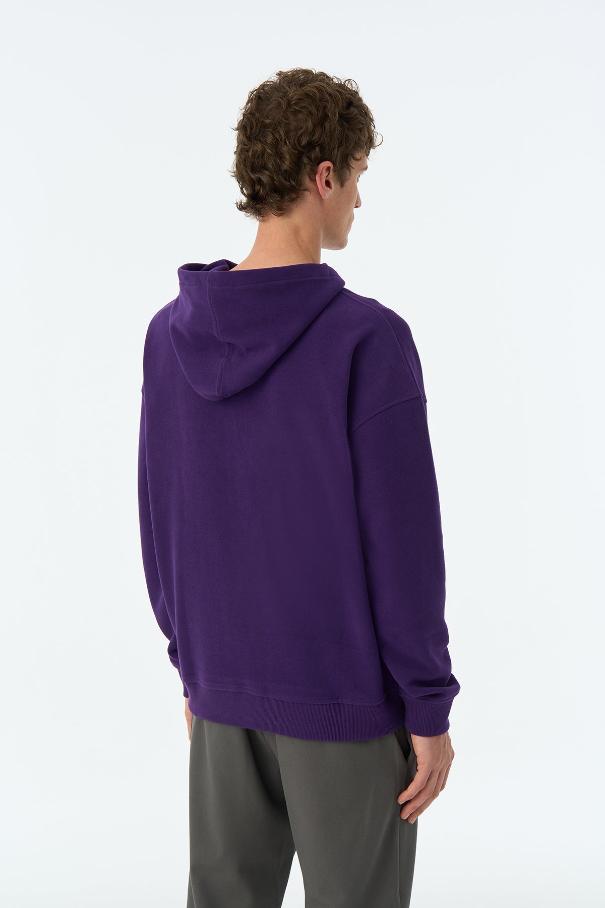 İmparator Penguen SuperSoft Hoodie - Mor