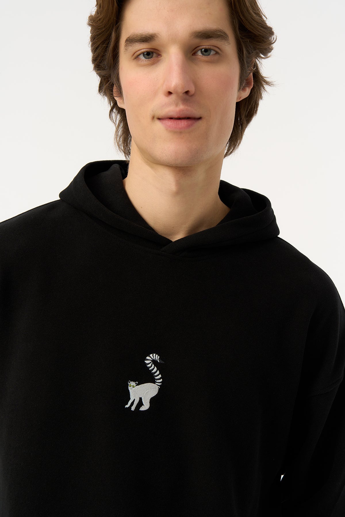 Lemur SuperSoft Hoodie - Siyah