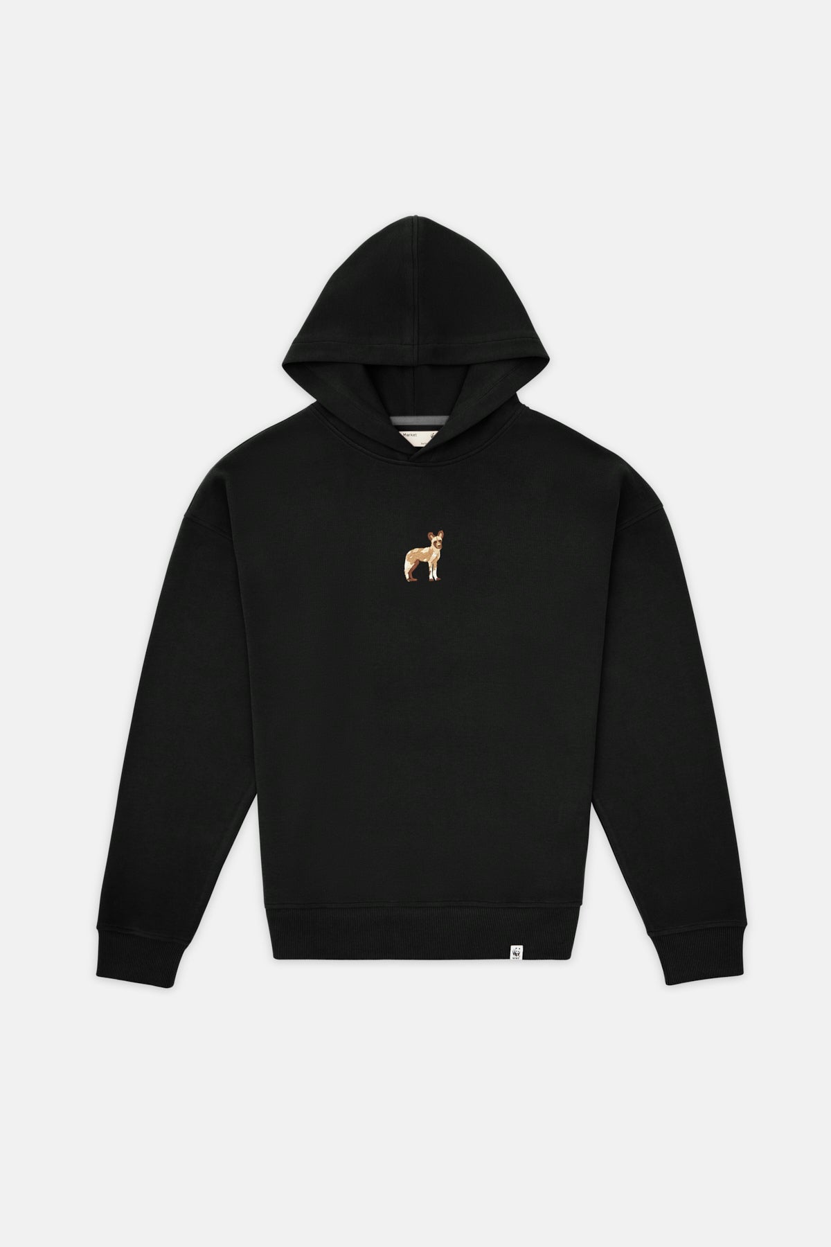 Afrika Yaban Köpeği SuperSoft Hoodie - Siyah