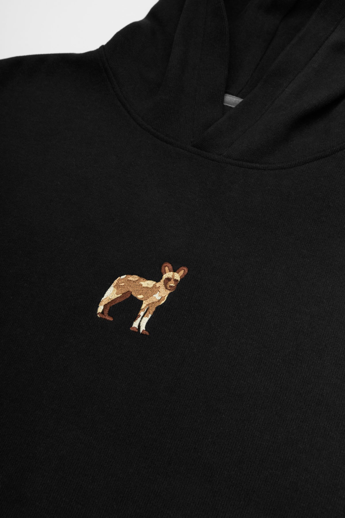 Afrika Yaban Köpeği SuperSoft Hoodie - Siyah