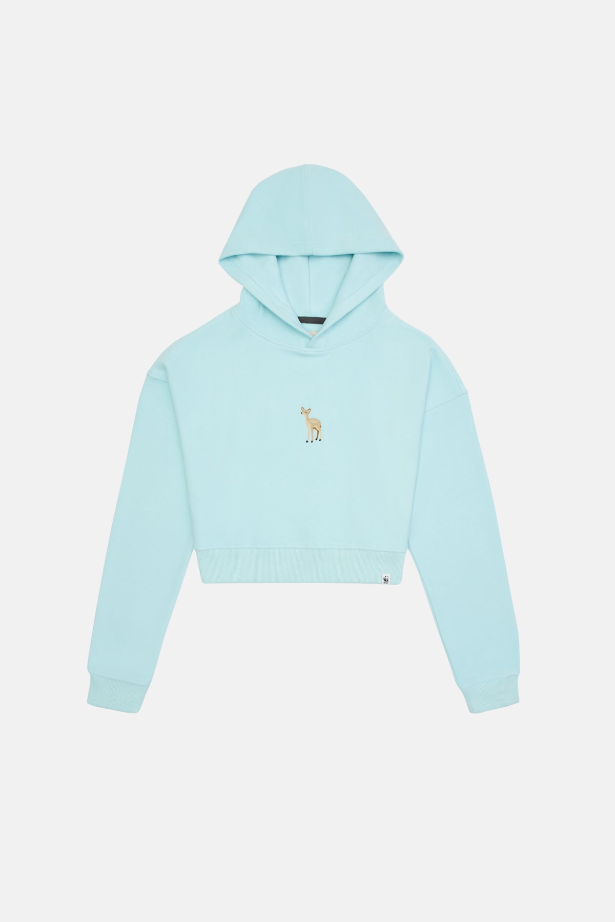Ceylan SuperSoft Crop Hoodie - Mint Mavi