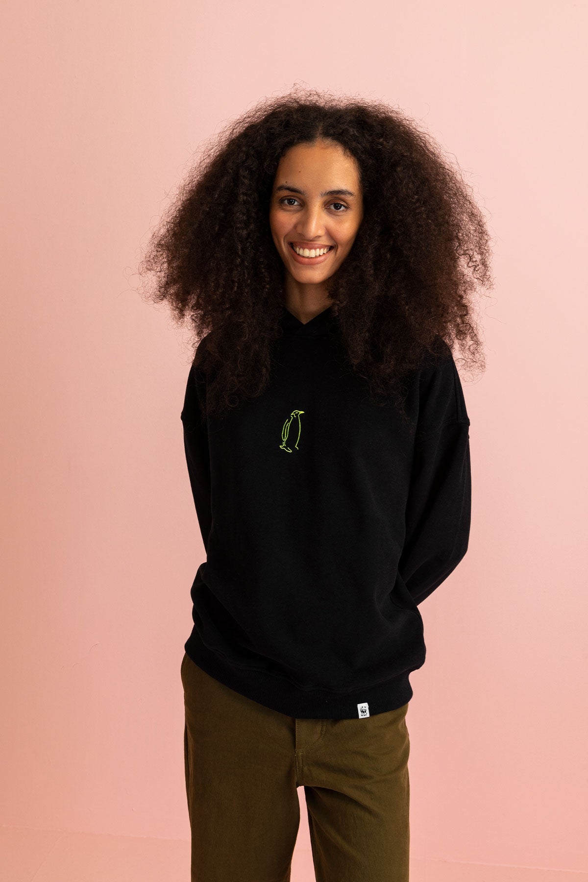 İmparator Penguen SuperSoft Hoodie - Siyah