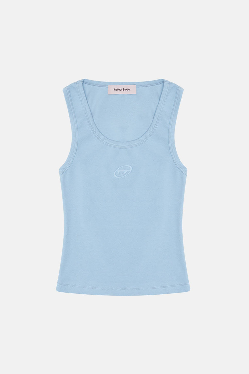 Ribbed Tank Top - Powder Blue