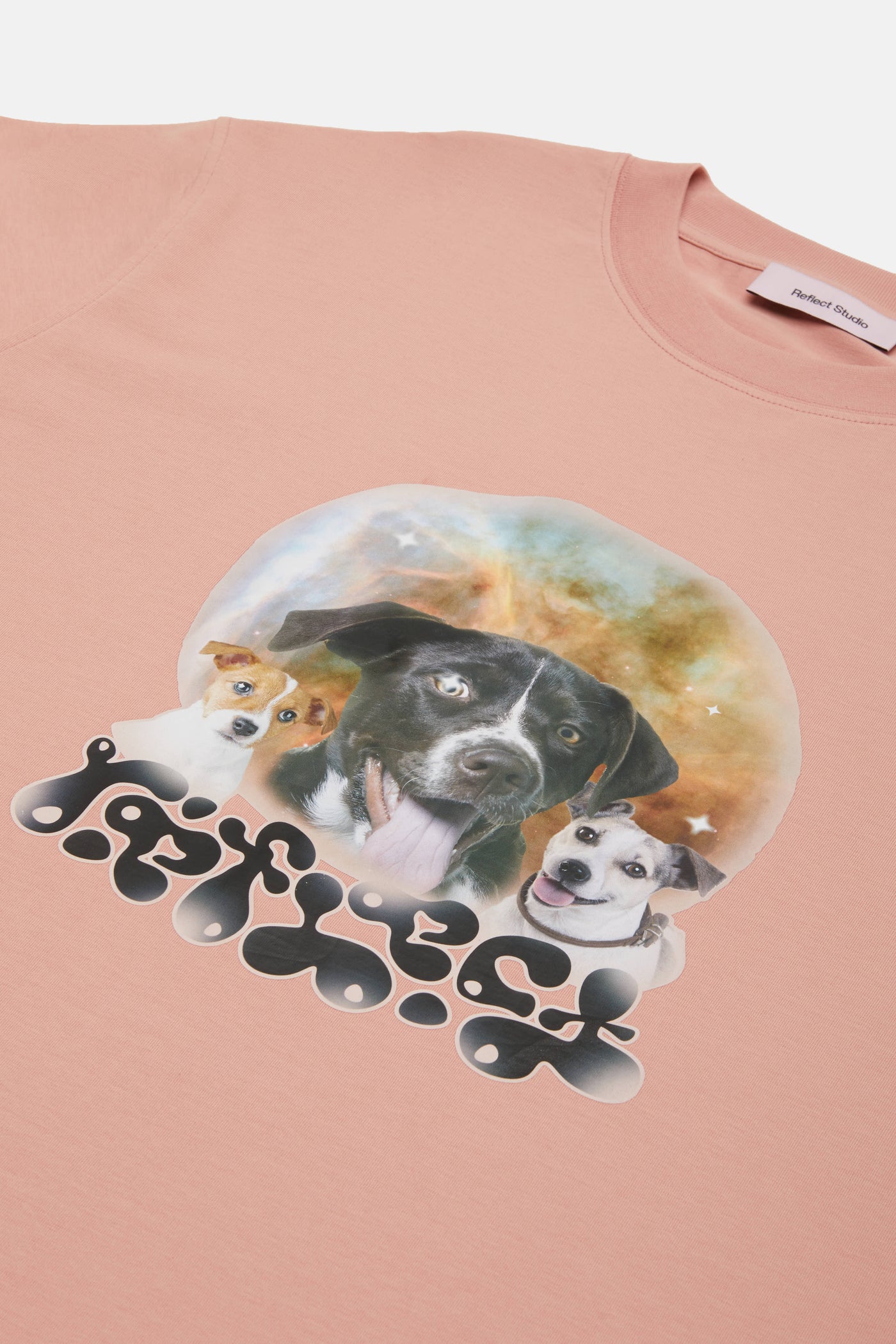 Dogs Double Sleeve T-Shirt - Rose