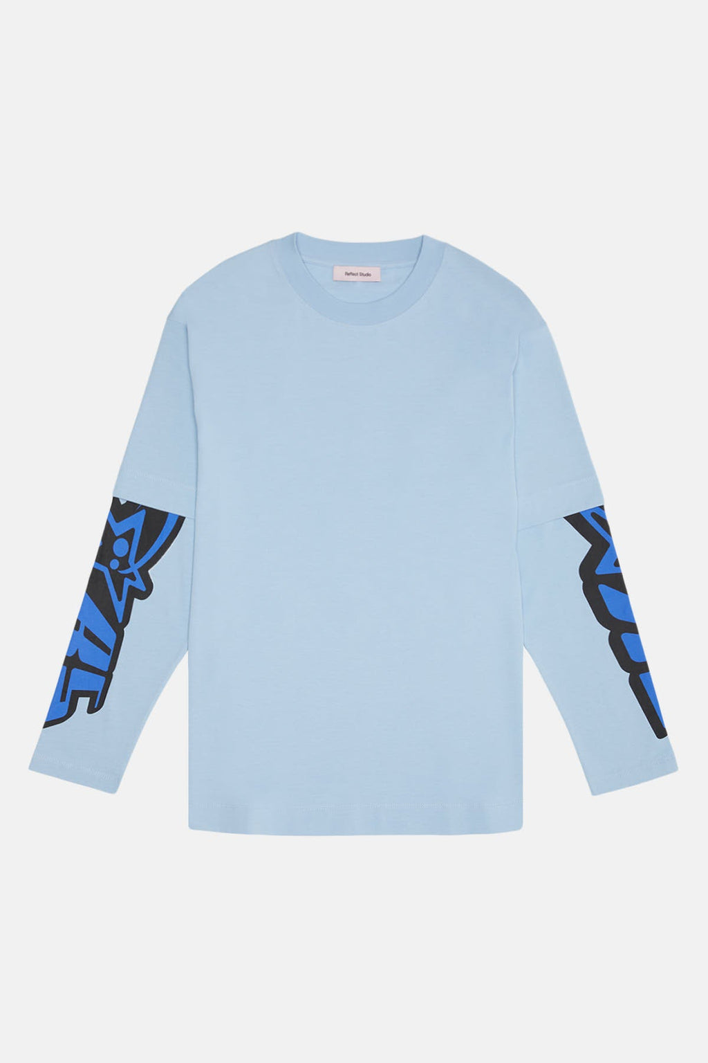 Logo Double Sleeve T-Shirt - Powder Blue