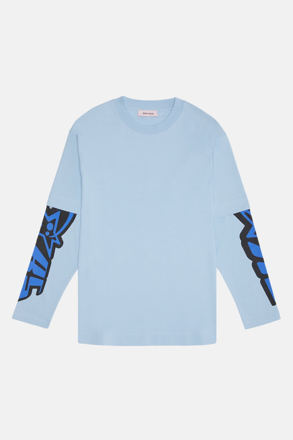 Logo Double Sleeve T-Shirt - Powder Blue