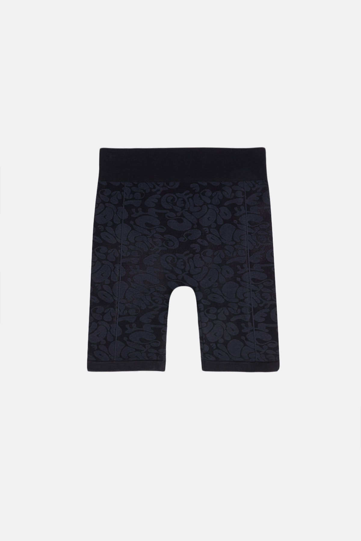 Monogram Biker Shorts - Black