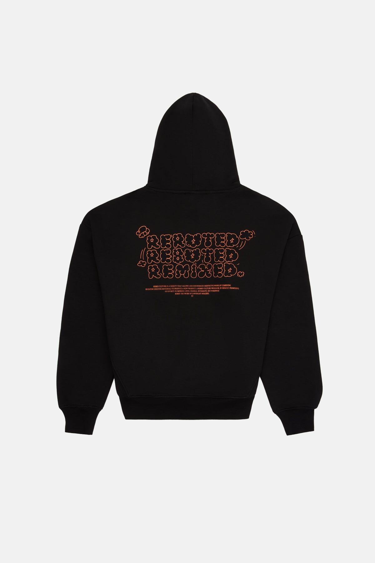 Remix Baggy Hoodie - Black