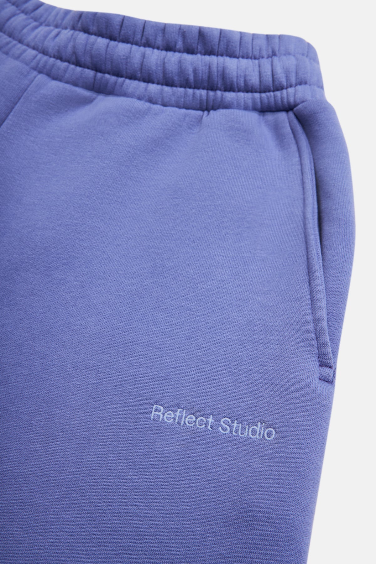 Logo Embroidered Men Sweatpants - Purple