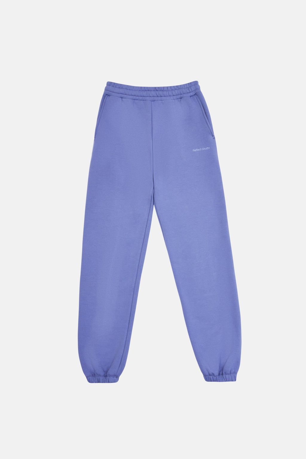 Logo Embroidered Men Sweatpants - Purple