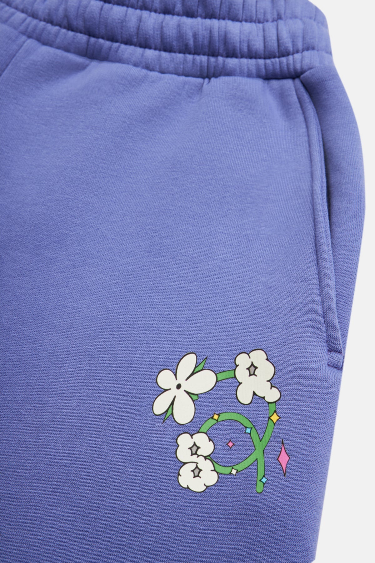 Logo Print Women Sweatpants - Purple