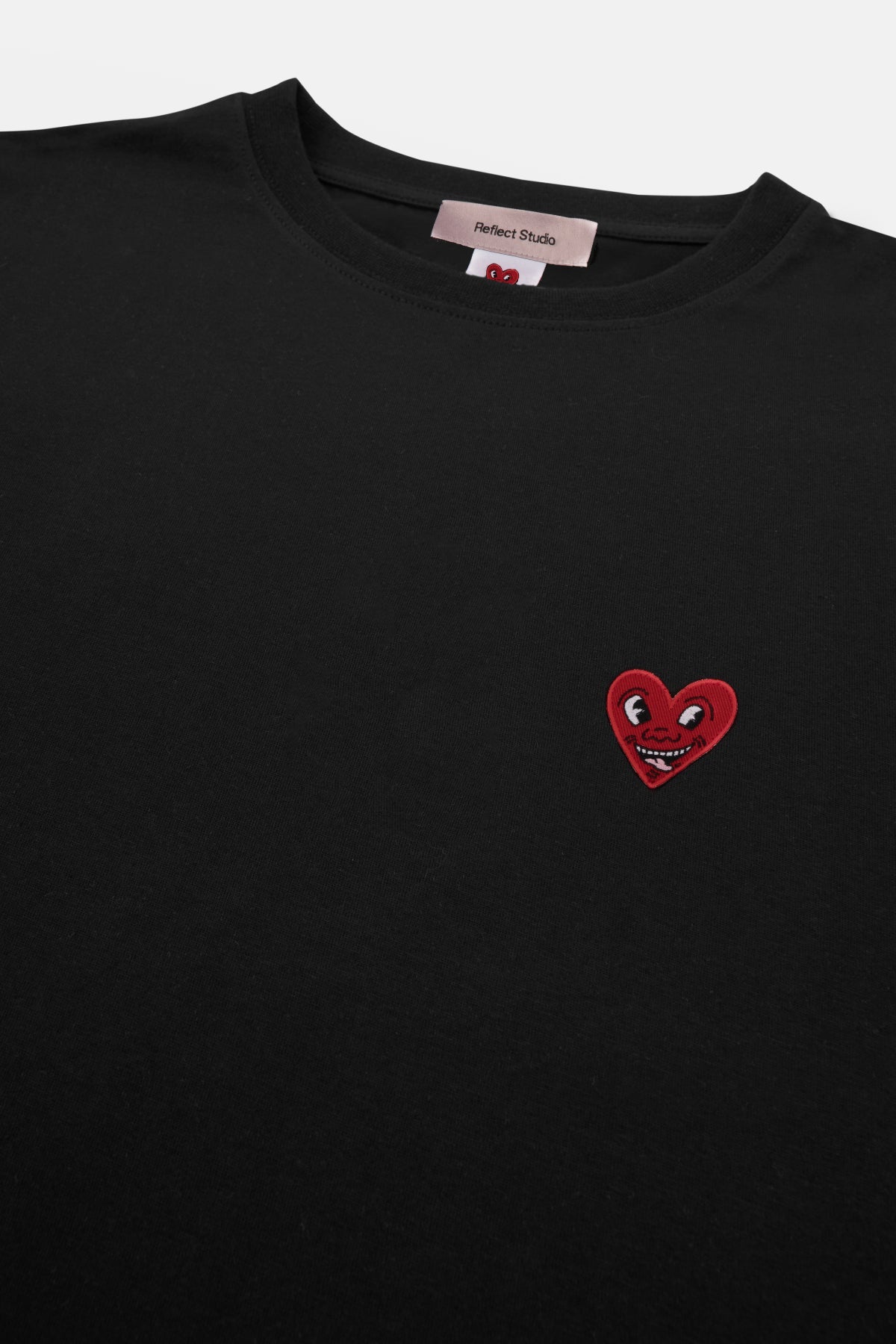 Heart People Oversize Heavy-Weight T-Shirt - Siyah