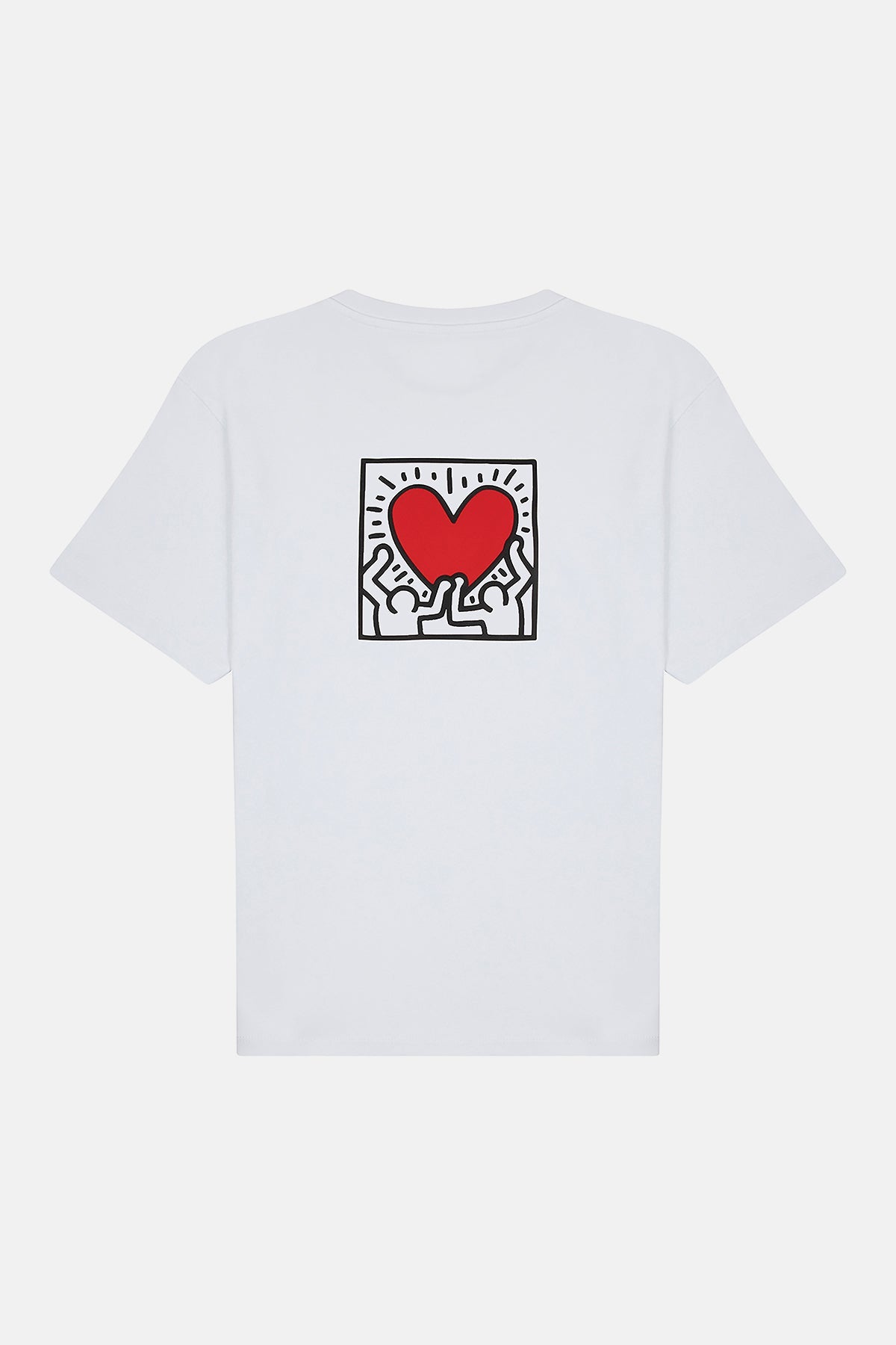 Keith Haring Oversize Heavy-Weight T-Shirt - Beyaz
