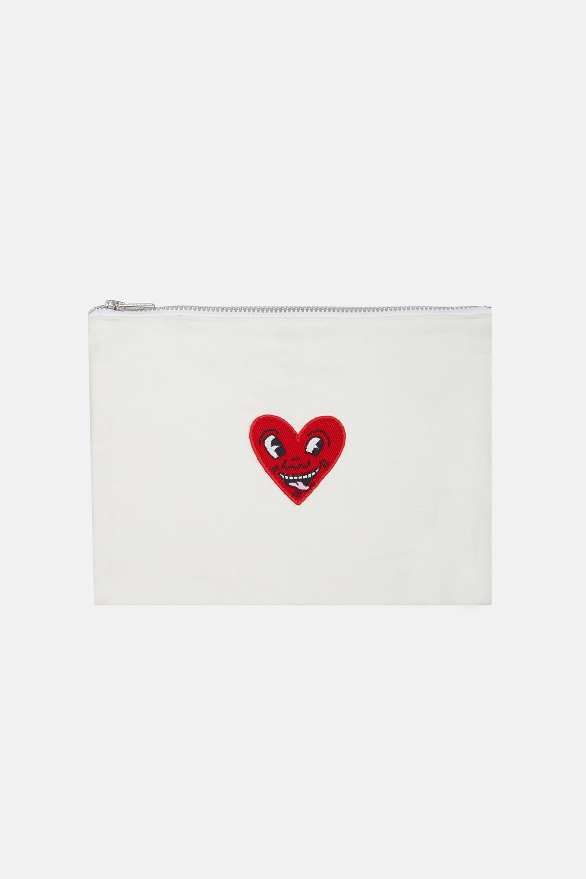 Keith Haring Heart Case - Ekru
