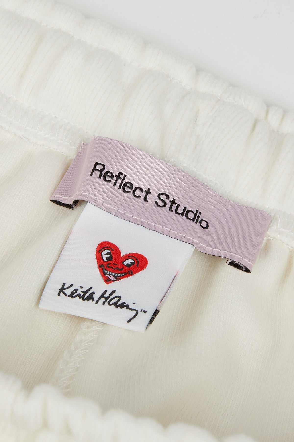 Keith Haring Heart SuperSoft Erkek Eşofman Altı - Ekru