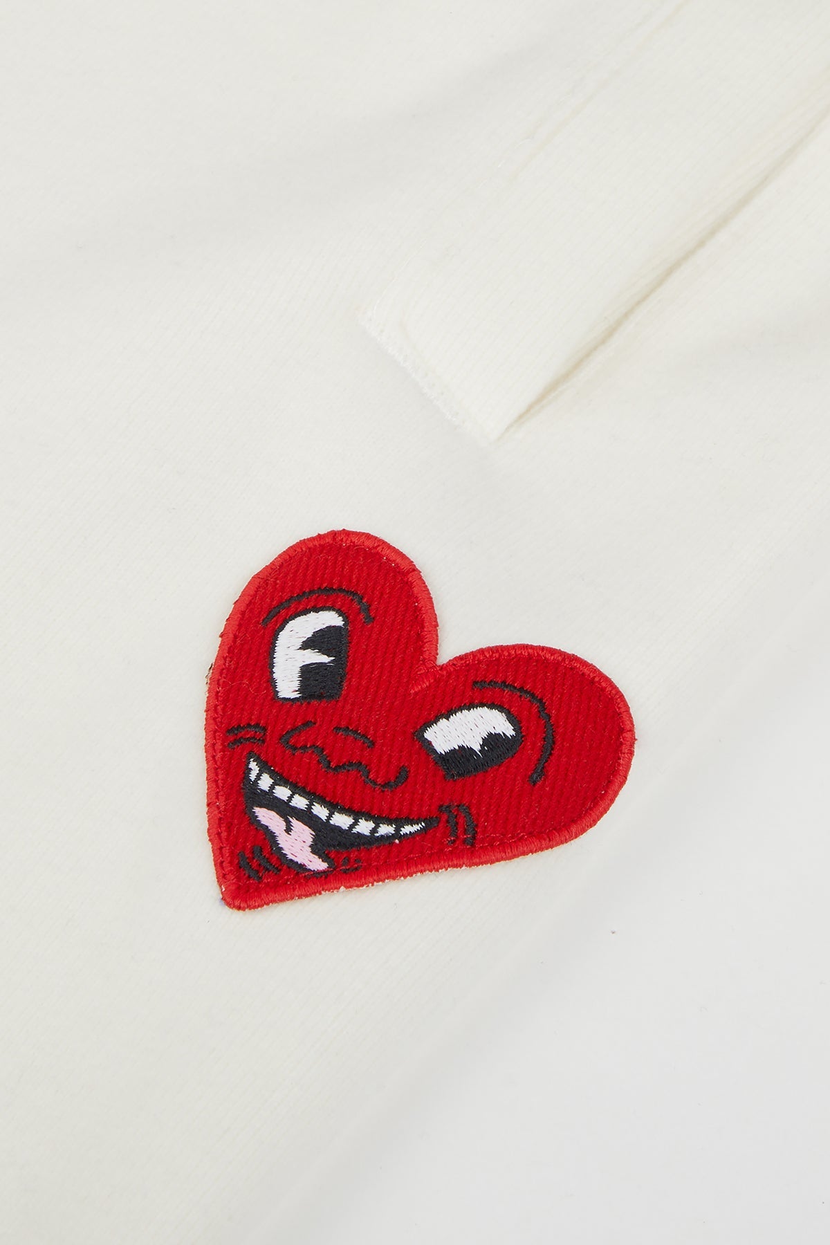 Keith Haring Heart SuperSoft Erkek Eşofman Altı - Ekru