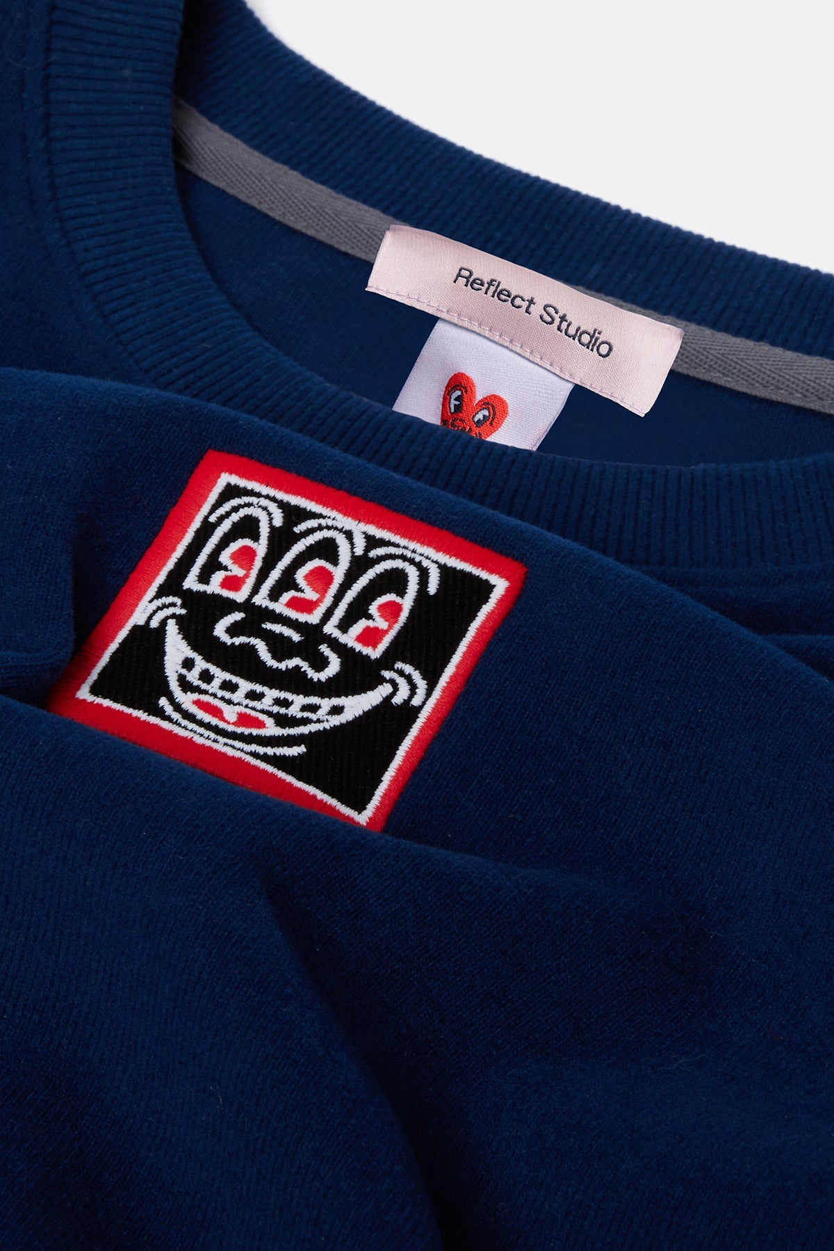 Keith Haring Smile SuperSoft  Sweatshirt - Lacivert