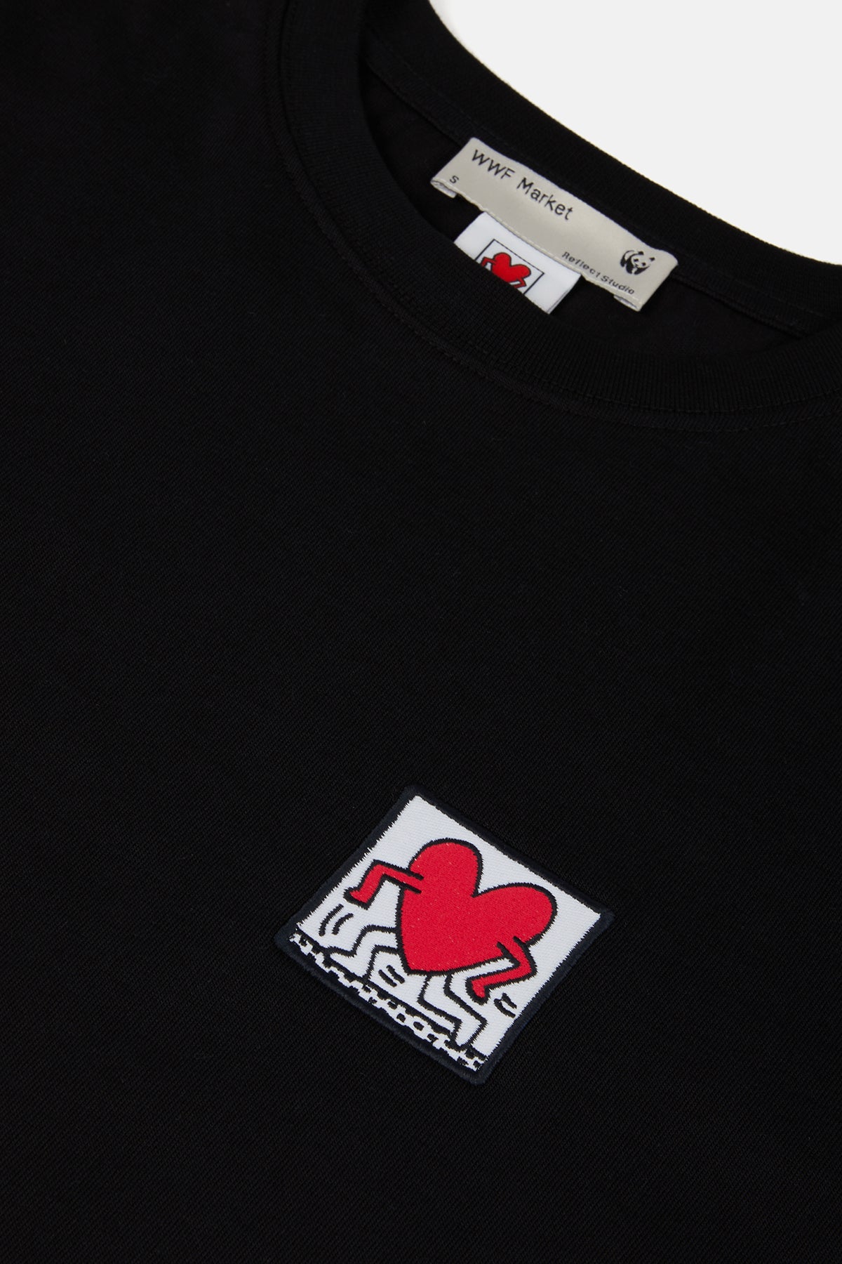 Keith Haring Heavy-Weight T-Shirt - Siyah