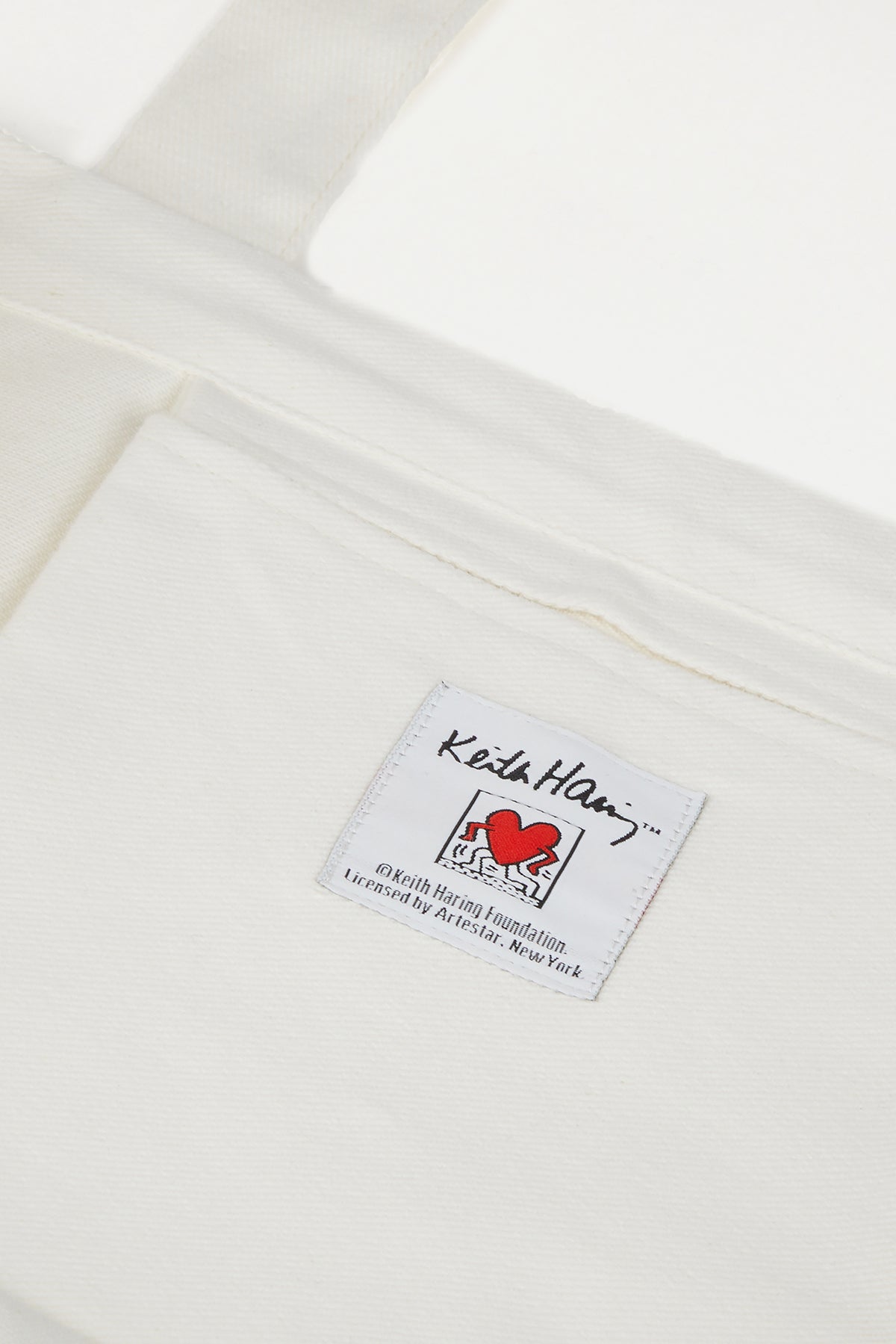 Keith Haring People Maxi Allday Çanta - Beyaz