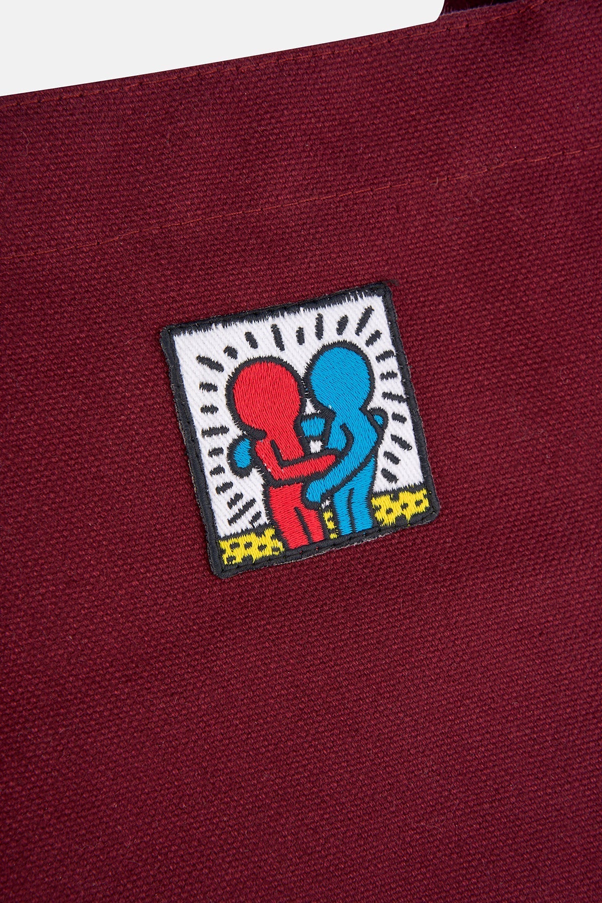 Keith Haring WWF Totebag - Bordo