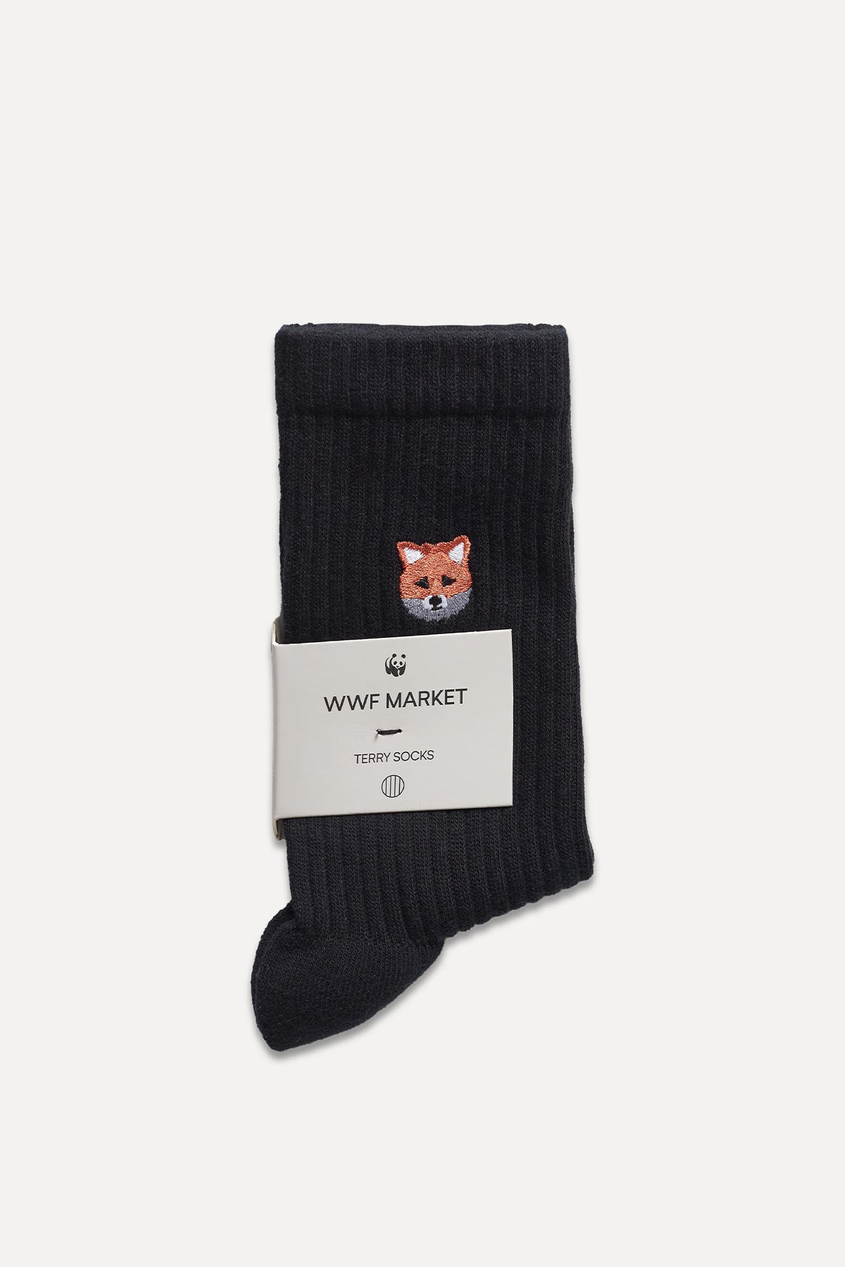 Kızıl Tilki Havlu Çorap - Siyah