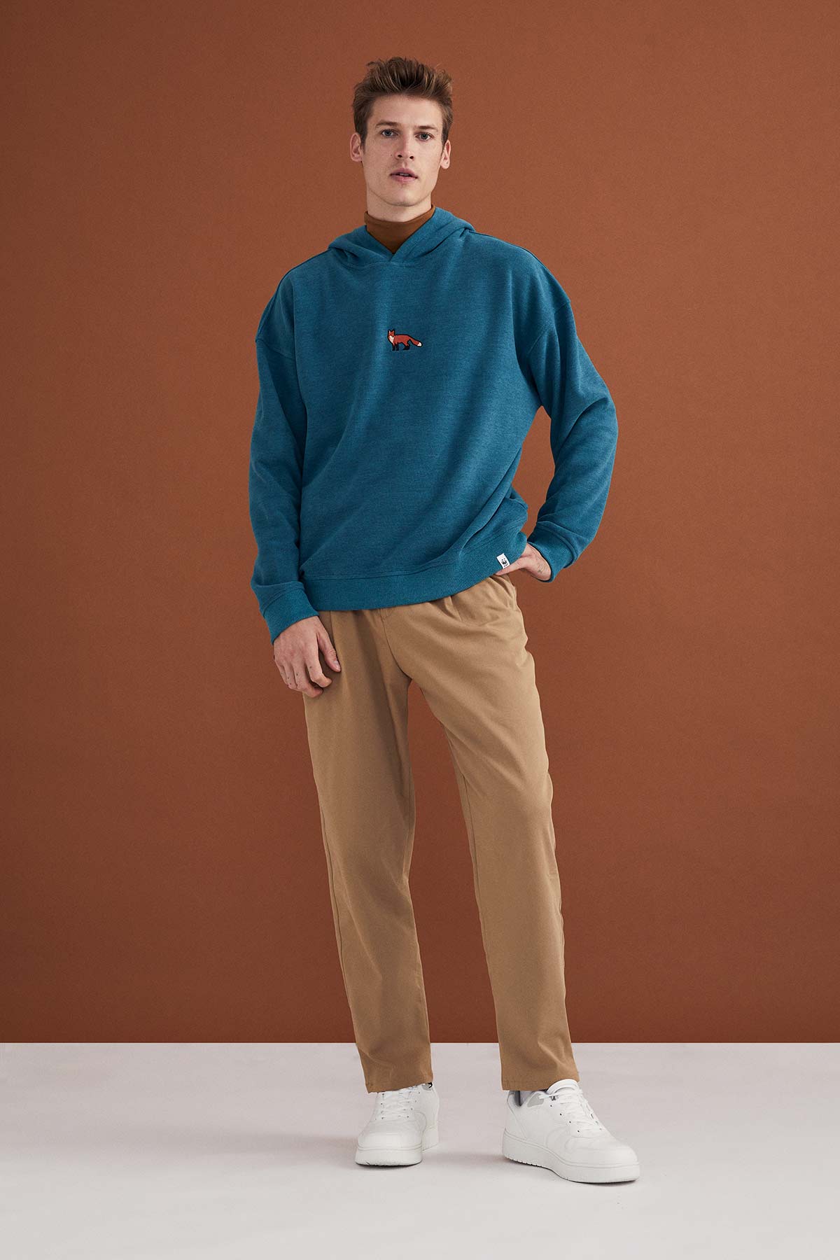 Kızıl Tilki SuperSoft Hoodie - Turkuaz