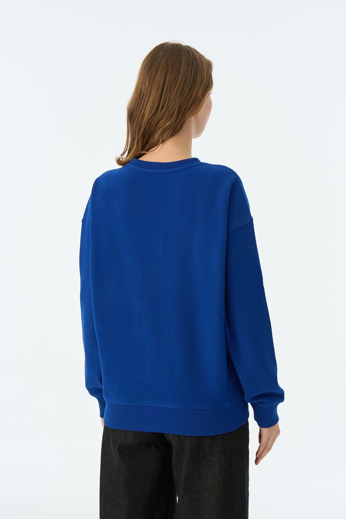 Dots SuperSoft Sweatshirt - Saks Mavi