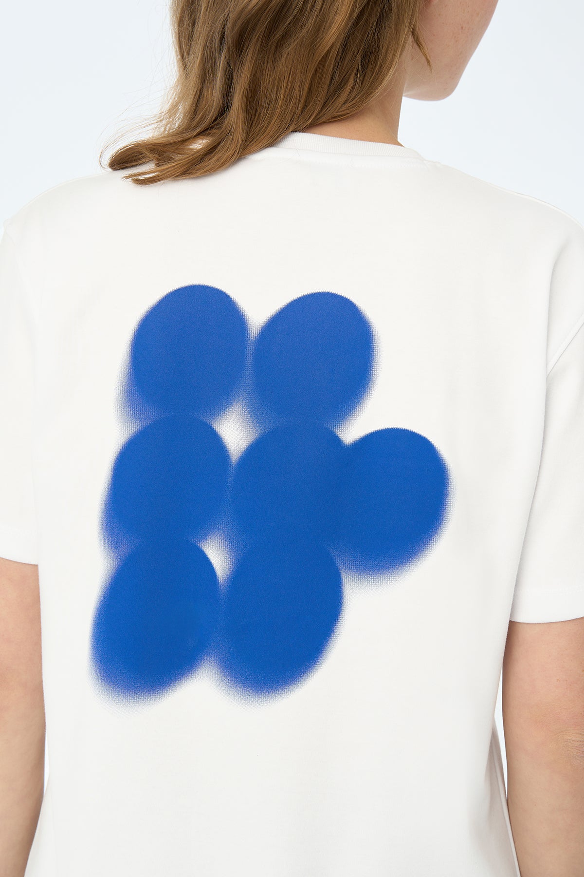 Blurred Dots Premium T-shirt - Beyaz