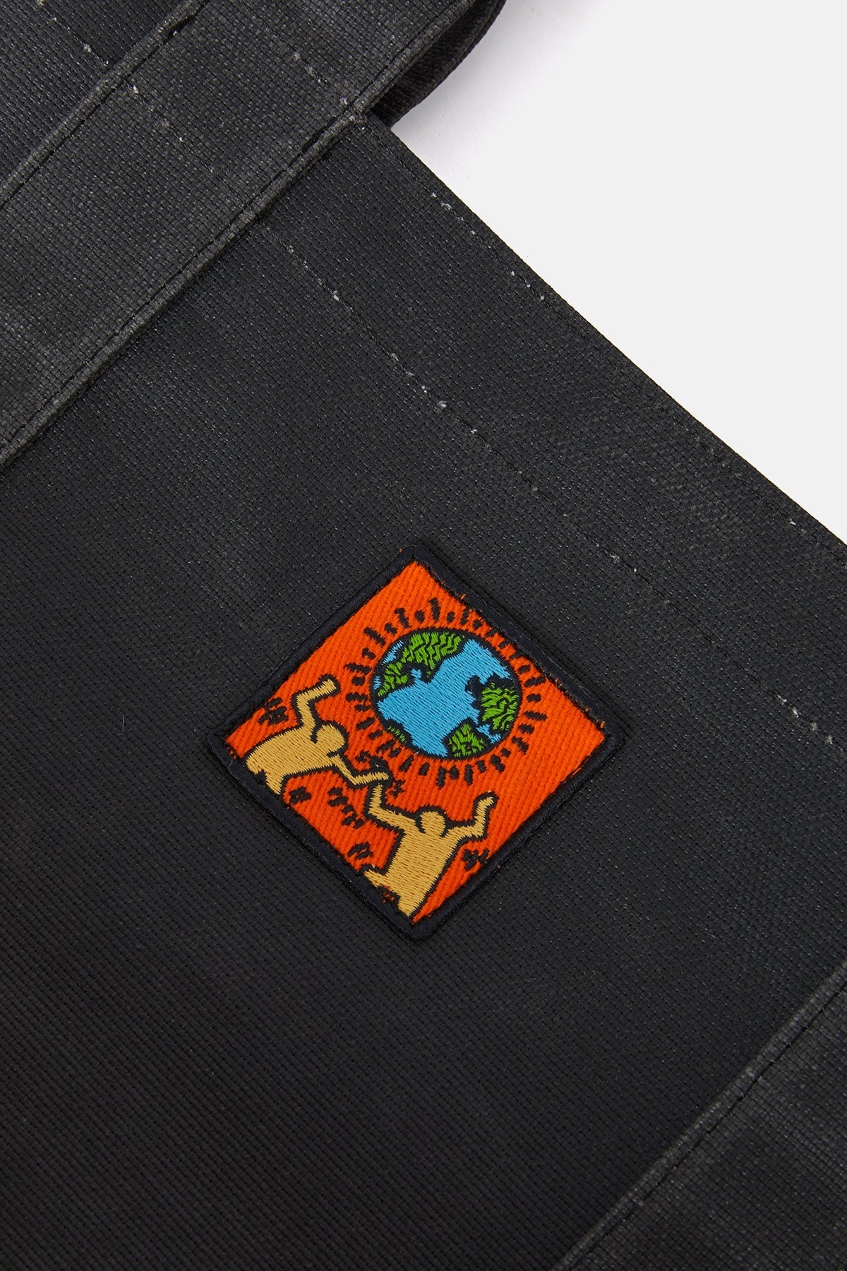 Keith Haring World Maxi Handy Çanta - Siyah